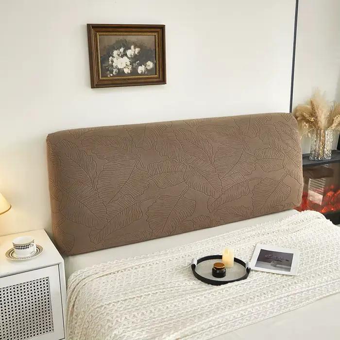 Housse de tête de lit en Jacquard élastique de haute qualité, facile à nettoyer, housse de chevet po
