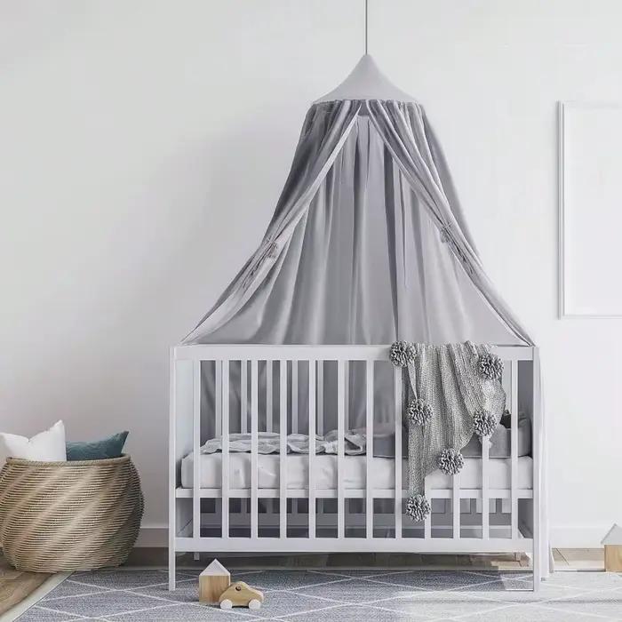 1 pièce Baldaquin de lit en mousseline pour enfants, style princesse, moustiquaire, rideau de lit, p