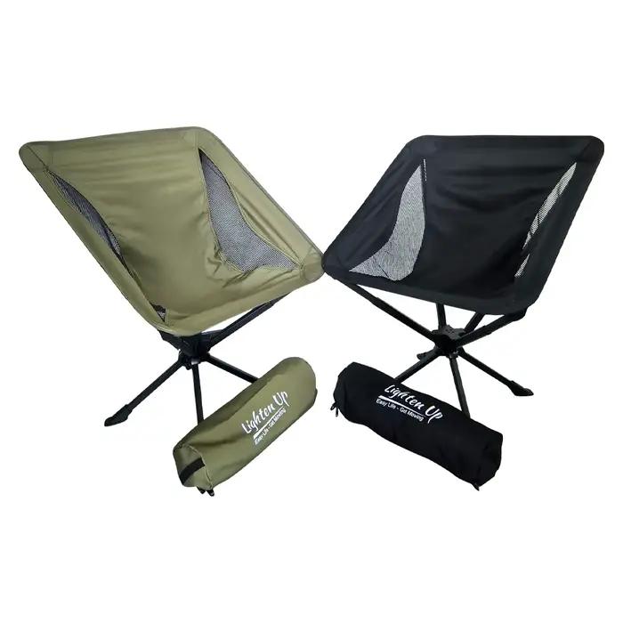 Chaises pivotantes détachables, chaise pliante de Camping, sac à dos d'extérieur, siège léger avec s