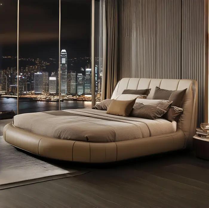 Tête De lit King Size européenne moderne, Design De luxe, mise à niveau, chambre à coucher, esthétiq
