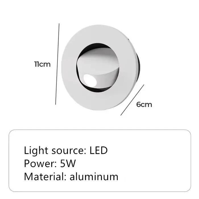 Lampe de lecture LED moderne pour chevet d'hôtel, intégrée, orientable, à angle réglable, pour burea
