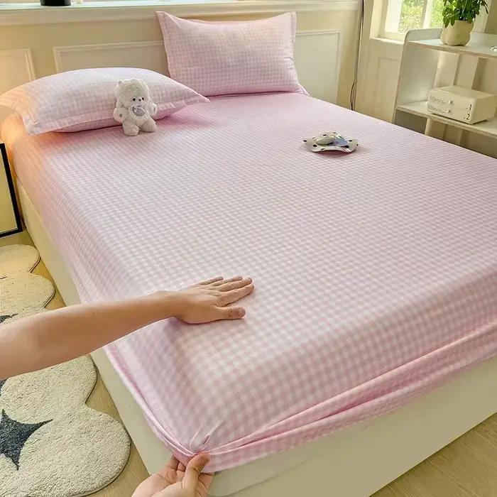 Nouveau drap-housse avec bandes élastiques, housse de matelas réglable antidérapante pour lit Double