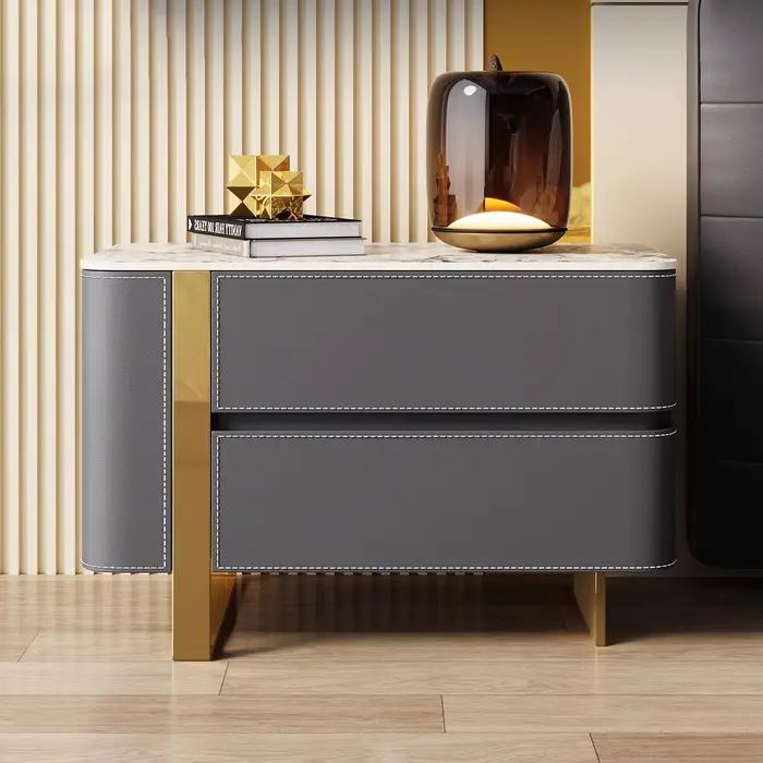 Tables De chevet modernes et tendance, minimalistes, délicates, élégantes, esthétiques De luxe, meub