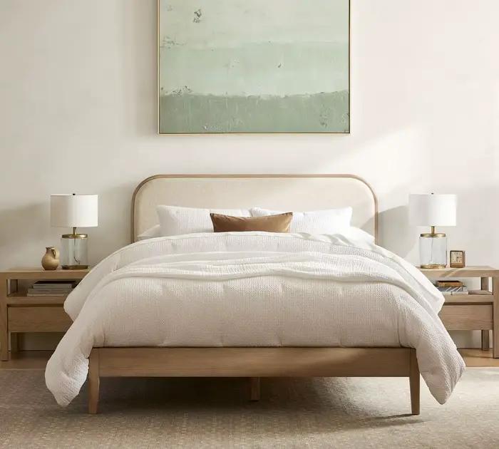 Lit d'hôtel moderne de luxe, nouveau Design, Style américain, lit en bois massif, chambre à coucher,