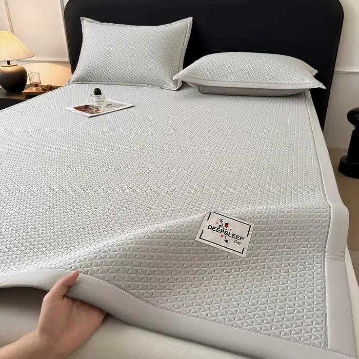 Ensemble de matelas et taies d'oreiller épaissis et solides, respirant et rafraîchissant pour l'été,