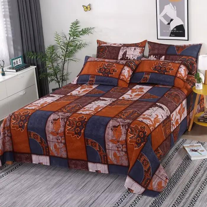 Ensemble de draps de lit 3 pièces/ensemble en coton avec taies d'oreiller pour chambre d'amoureux