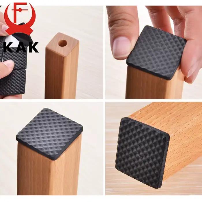 KAK 1-24 pièces auto-adhésif meubles jambe pieds tapis feutre tampons anti-dérapant tapis pare-chocs