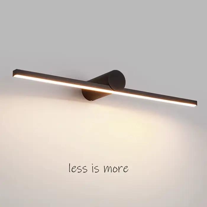 Miroir applique nordique moderne mur LED lumière simplicité appliques éclairage intérieur chambre dé