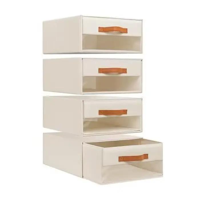 Boîte de rangement de draps de lit, pliable, empilable, couverture, boîte de rangement de draps de l