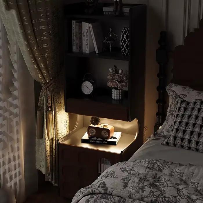 Organisateur moderne Table de chevet chambre Mobile café Librero armoires rangement luxe Table de ch