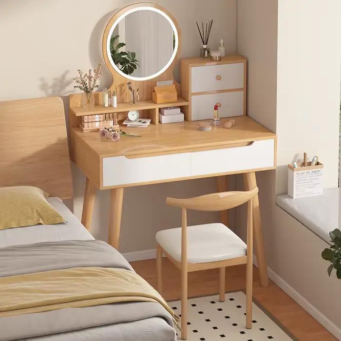 Commode de chambre à coucher pour fille, coiffeuse de célébrité d'Internet, petite chambre à coucher