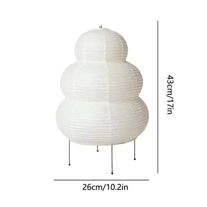 Lampe de Table Akari Noguchi Yong au Design japonais, papier de riz blanc, lampes de bureau décorati