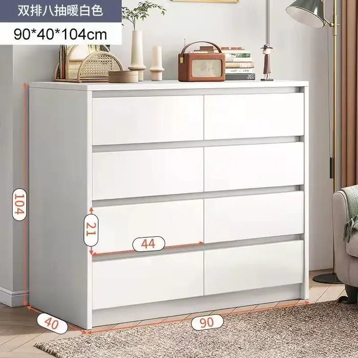 Commode Simple moderne chambre armoires De rangement salon commode murale armoire casiers Cajoneras 