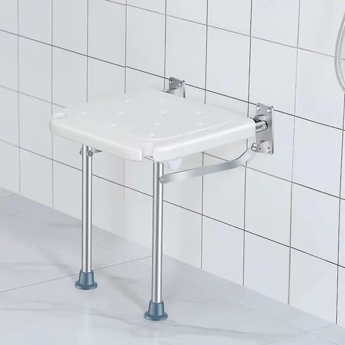 HOFurniture-Tabouret Pliant Mural, Chaise de Porche Ultra Mince, Chaise Pliante de Douche