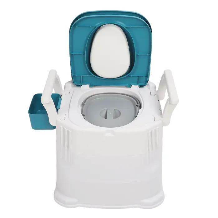 Commode rembourrée souple coordonnante pour adultes, chaise de toilette, grande capacité de charge, 