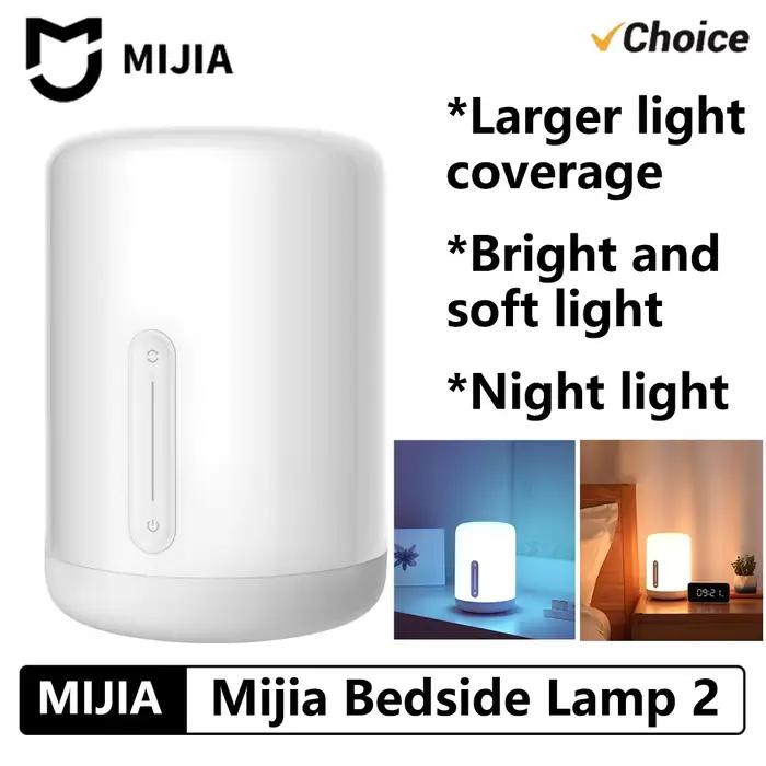 Nouvelle lampe de chevet MIJIA 2, lampe de table intelligente LED, lumière de nuit colorée, 400 lume