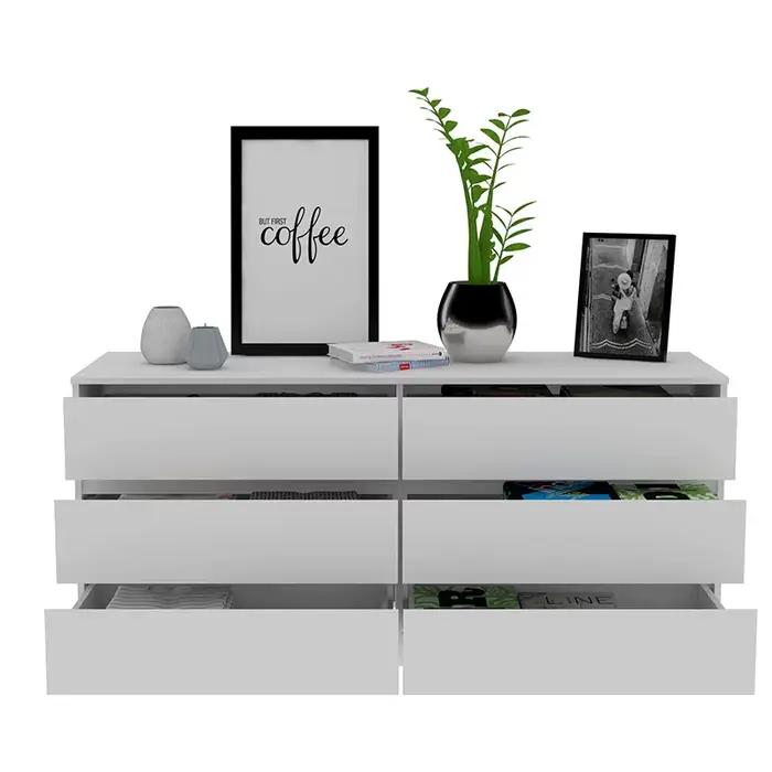 Asteria 6 MELDouble Commode, Métal Foy-Blanc