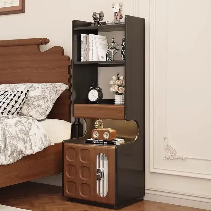 Organisateur moderne Table de chevet chambre Mobile café Librero armoires rangement luxe Table de ch