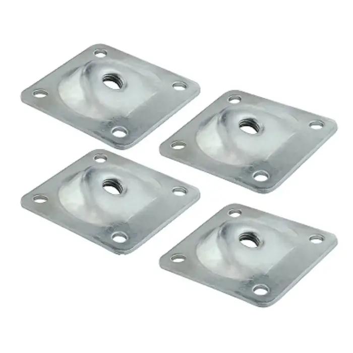 Fiosphdreams-Plaques de fixation pour pieds de meubles, support de pieds de table et de canapé, quin
