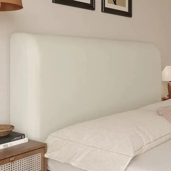 Housse de tête de lit en cuir de Grain de litchi, imperméable, résistante aux rayures, résistante à 