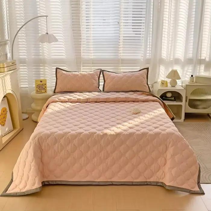 Couvre-lit matelassé de Style écossais, drap de lit épais, couverture de maison, housse de lit respe