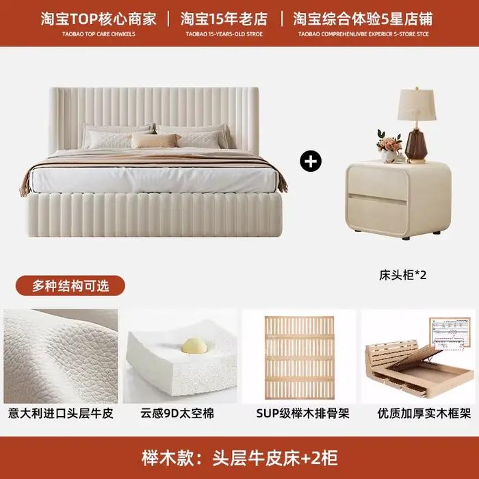 Lit de chambre de fille princesse Simple traduction lit de rangement Double moderne Cama Matrimonio 