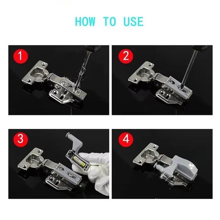 Charnière intérieure à LED, lampe sous-meuble universelle, capteur de garde-robe, lampe de nuit pour