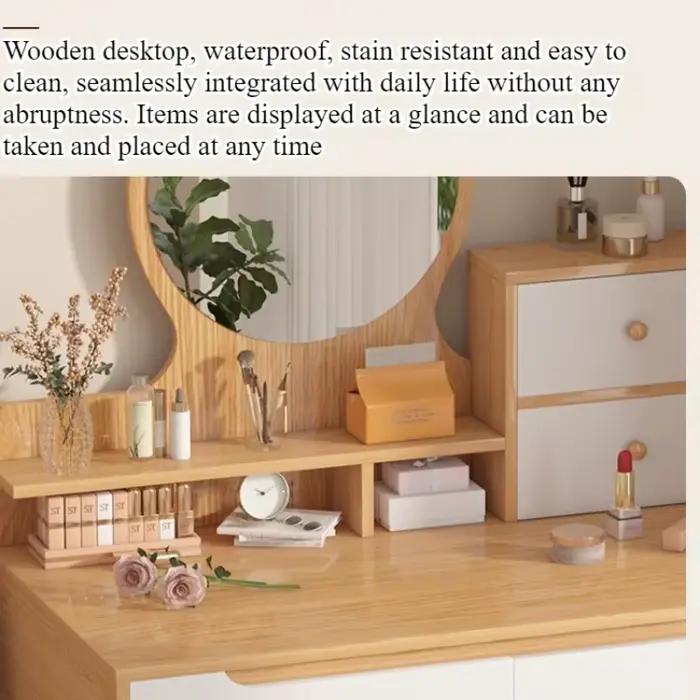 Commode de chambre à coucher pour fille, coiffeuse de célébrité d'Internet, petite chambre à coucher