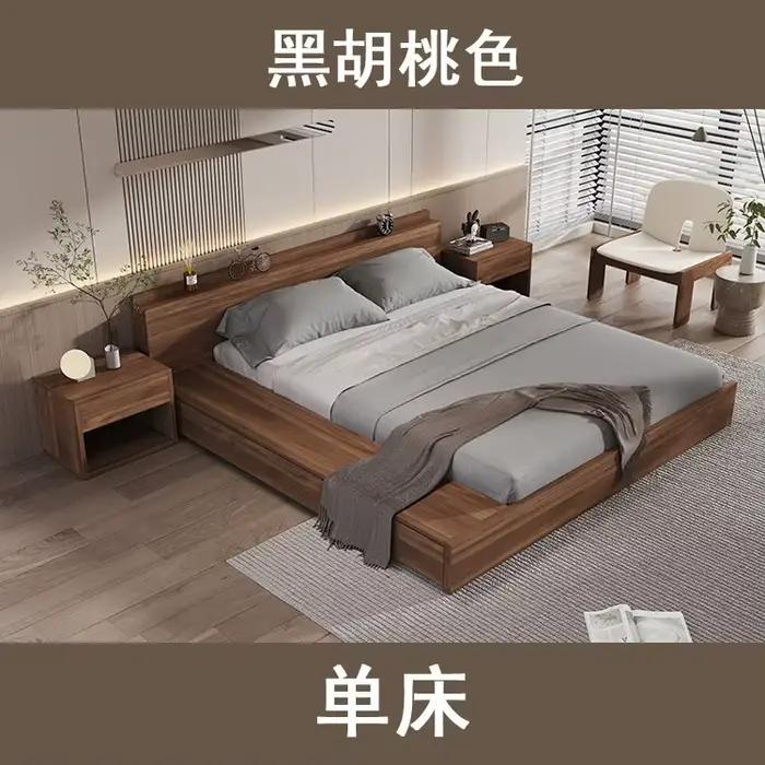Lits japonais style loft pour enfants 180x200, lits queen size avec rangement, lits uniques italiens