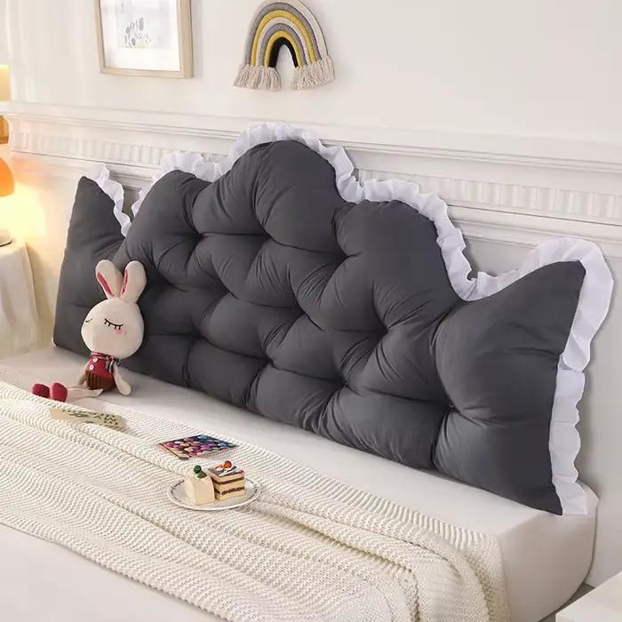 Coussin de tête de lit en dentelle, style nordique, ne nécessitant pas de démontage ni de lavage, pr