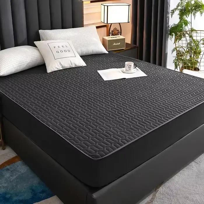 Housse de lit en Latex, imperméable, épaisse, protection de matelas, douce pour la peau, Durable, 15