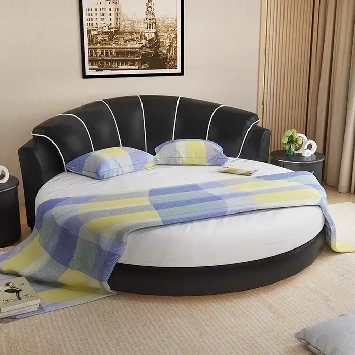 Cadre mignon lit minimaliste tables De chevet Double luxe lit enfants commodes Cama De Lujo Para dor