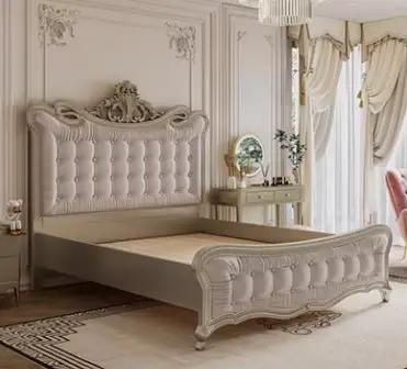 Lecture lit Double luxe nordique jambes couchage Table d'appoint lit salon enfants cadre Muebles Par