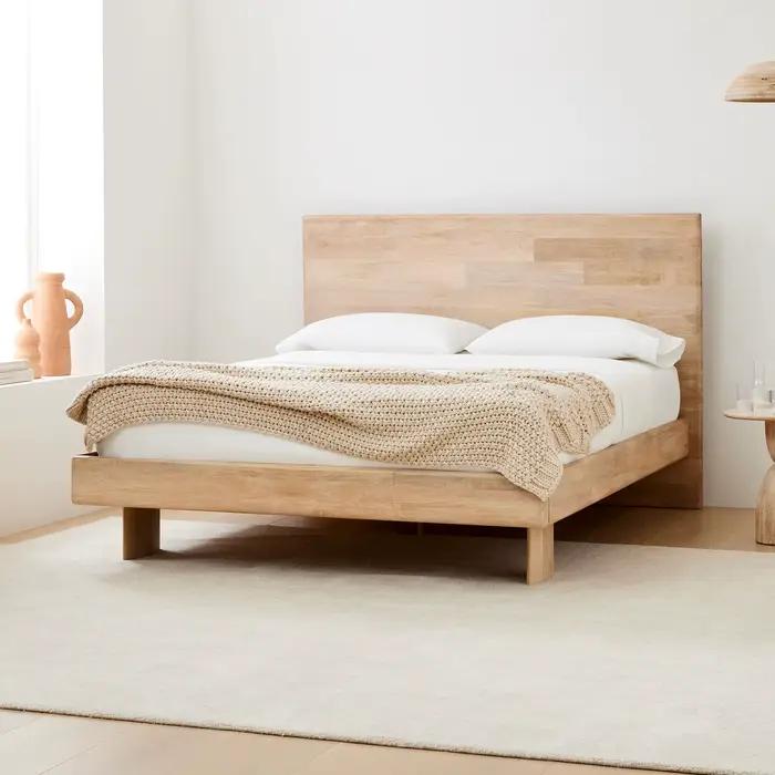 Lit en bois massif pour enfants, lits de luxe économiques, meubles de lit