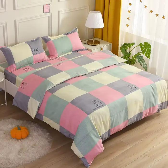 Housse de couette pour soins de la peau pour dortoir étudiants, couette simple et double, housse de 