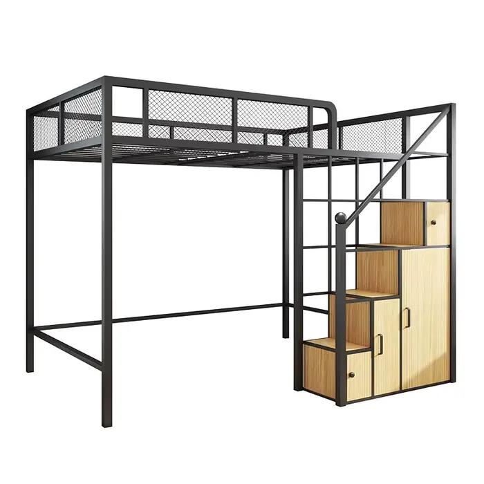 -ForModern simple personnalisé Queen King dortoir adultes étudiant cadre de lit en métal adulte Loft