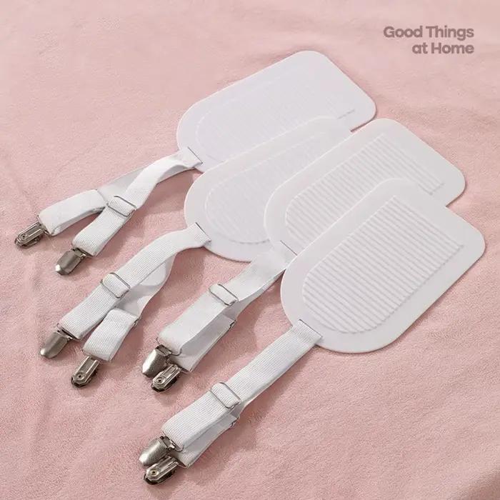 Attache antidérapante réglable pour drap de lit, fixation invisible pour matelas, canapé, coussin, c
