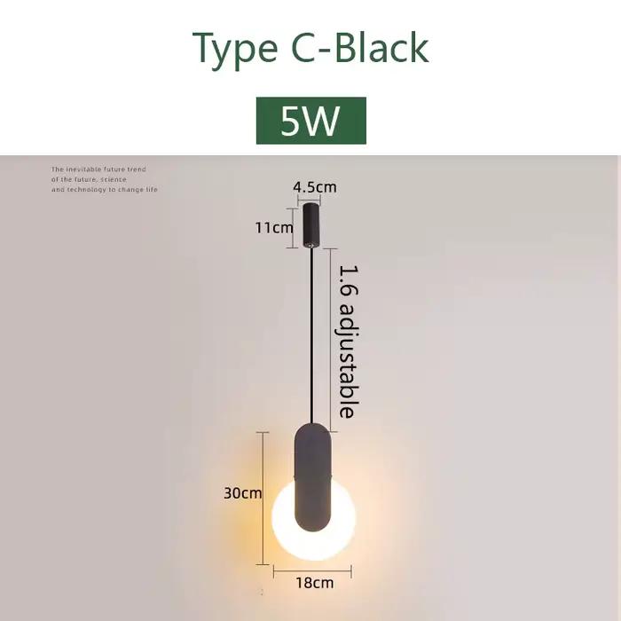 Nordique LED Lustre Salon Chambre Lampes De Chevet Restaurant Bar Art Minimaliste Lampes Suspendues 
