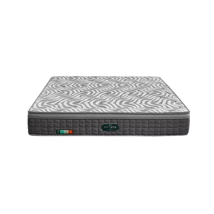 Matelas à ressorts pocket/boîte pour hôtel 5 étoiles et base de lit, matelas double de 12 pouces d'é