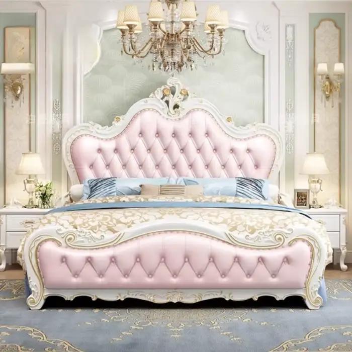 180x200cm cadre pleine grandeur lits doubles Queen Twin luxe King Size chambre lits hauts tête de li