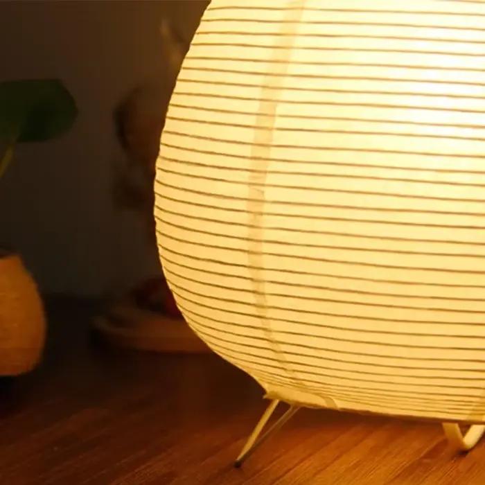 Lanterne japonaise lampe de Table Led salon chambre chevet papier de riz lumières étude chez l'habit
