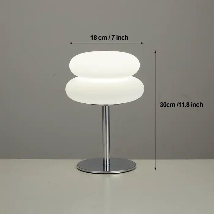 Bauhaus lampe de table abat-jour en plastique chambre chevet salon lampe champignon nordique 9 nivea