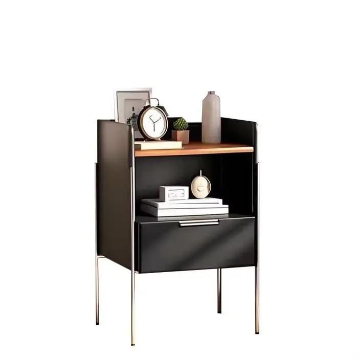 Table De chevet De rangement moderne, métal européen, Table De chevet esthétique De luxe, meubles De