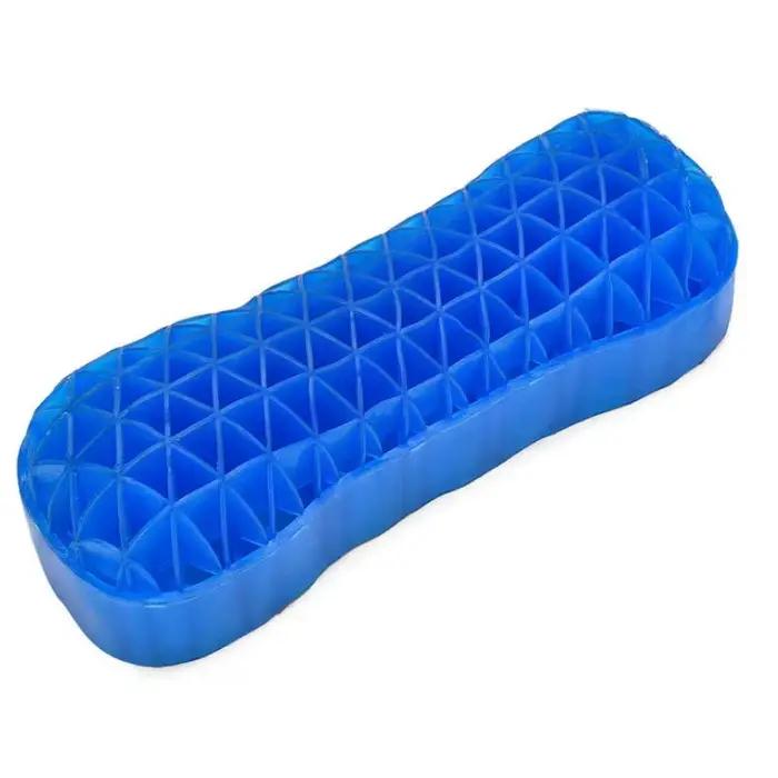 Oreiller en rouleau pour dormir, oreillers de soutien du cou rond avec housse amovible et lavable en