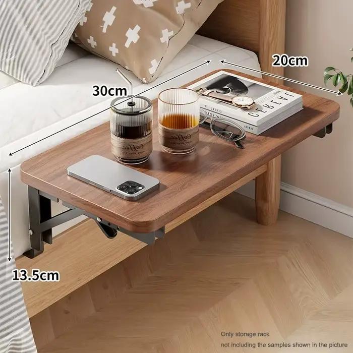 Table de chevet pliable pour chambre à coucher, petite table d'appoint, meuble de rangement pour cha