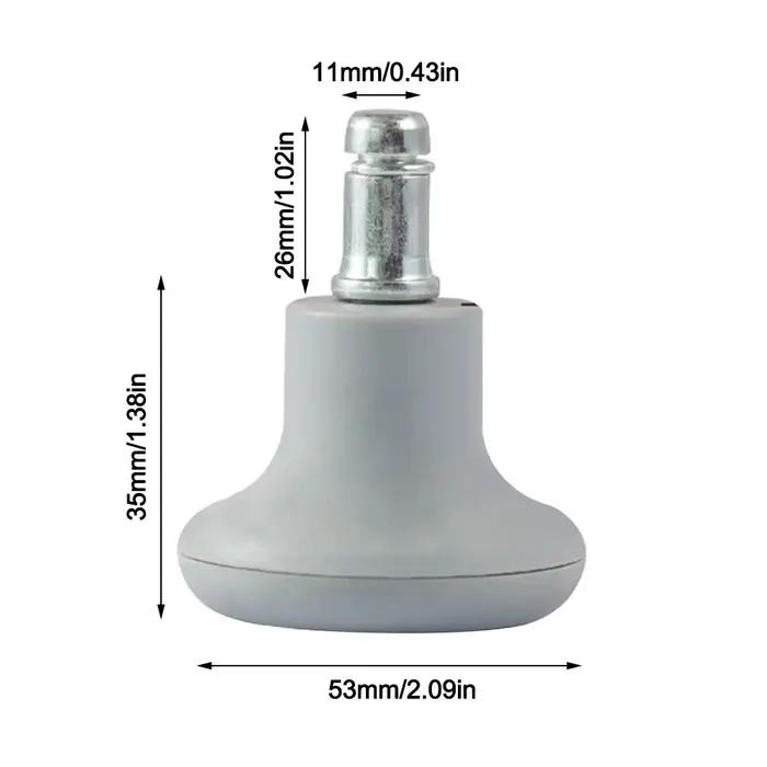 Roulettes universelles coordonnantes pour pieds de lit, insert pour Divan, base de canapé, roues de 