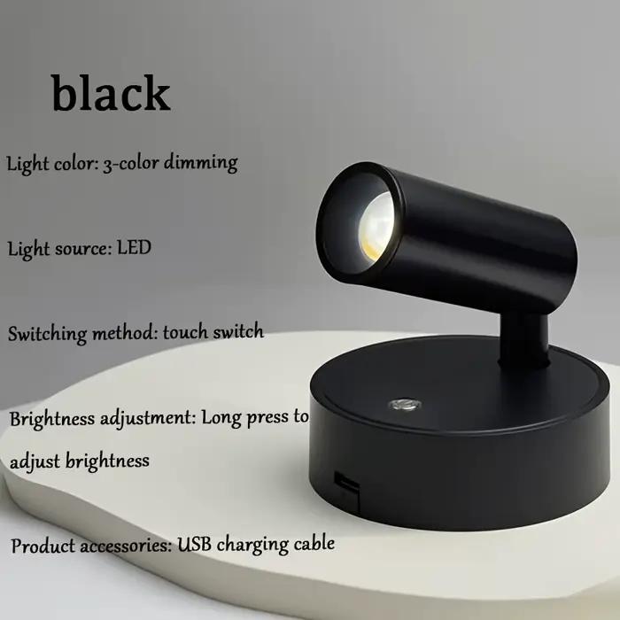 Lampe murale LED portable, veilleuse sans fil à commande tactile, lampe rechargeable à commande tact