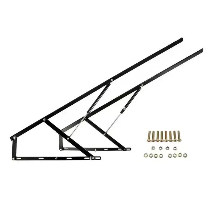 Mécanisme de levage de lit pneumatique lourd 60 "/1400mm 90Kg, Support de jambe de force à ressort à