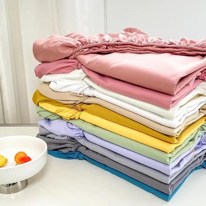 Draps de lit double pour couple