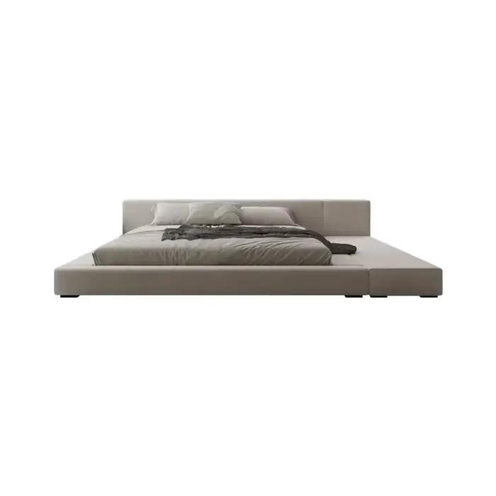 Chambre à coucher de filles lit de luxe esthétique moderne tête de lit nordique cadre de lit tables de nuit rembourrage camas de dormitorio meubles